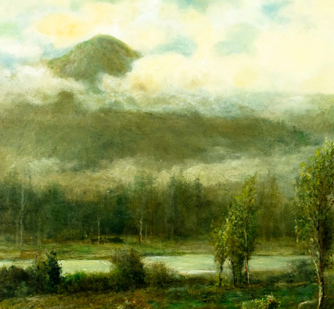 Henry Duessel (NY,German,1858-1919) oil painting antique - 6