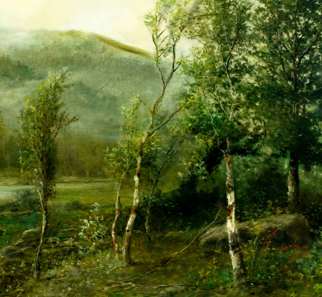 Henry Duessel (NY,German,1858-1919) oil painting antique - 7