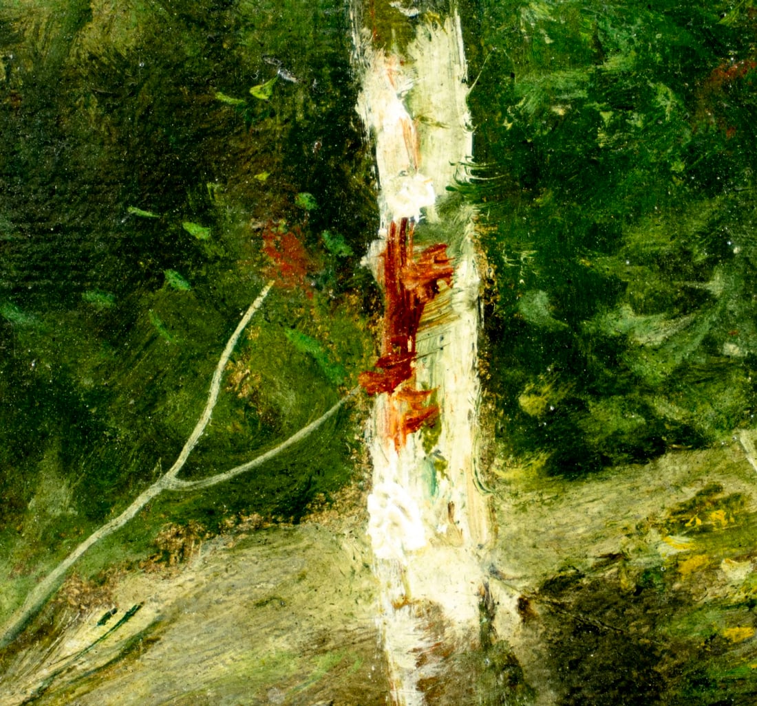 Henry Duessel (NY,German,1858-1919) oil painting antique - 8