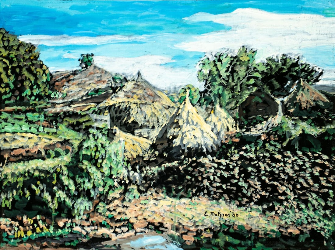 Evelyn Metzger (NY,Brazil,1911-2007) oil painting (1 of 12)