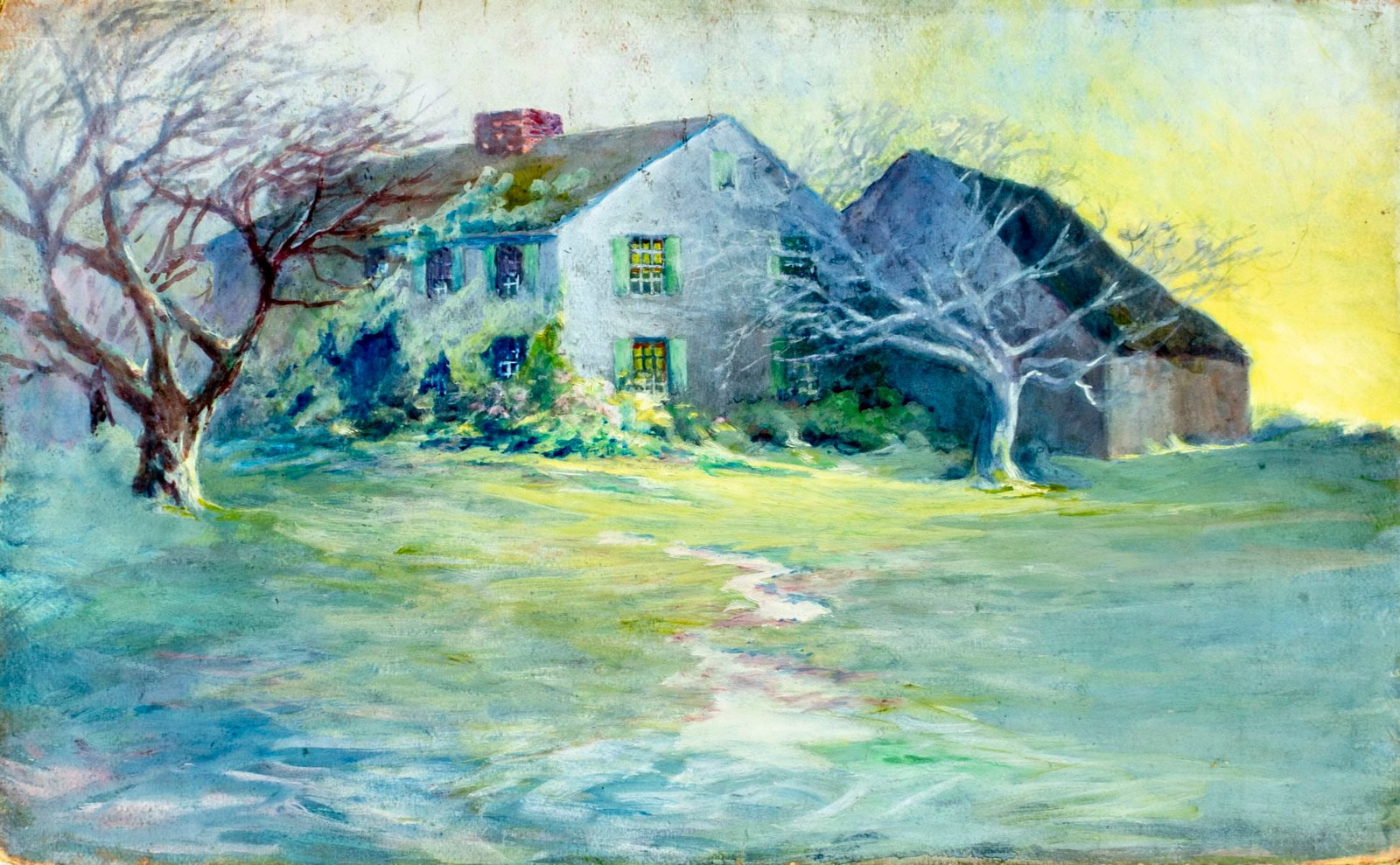 E Winchester Kingsbury (US,early 20C) oil painting (1 of 12)