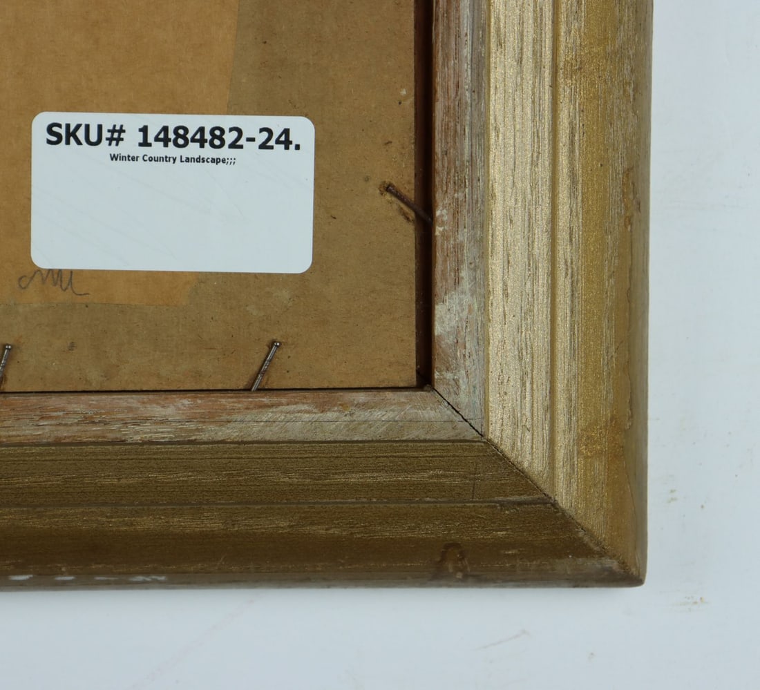 Vintage mid 20C American oil painting signed - 11