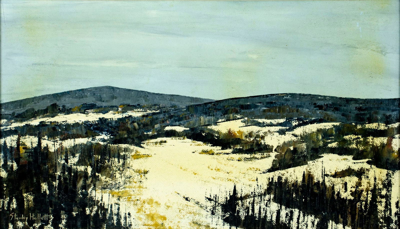 Stanley Hallett (MA,NH,1905-1987) oil painting (1 of 17)