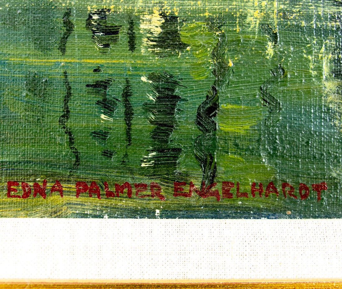 Edna Engelhardt (PA,1897-1991) oil painting - 4