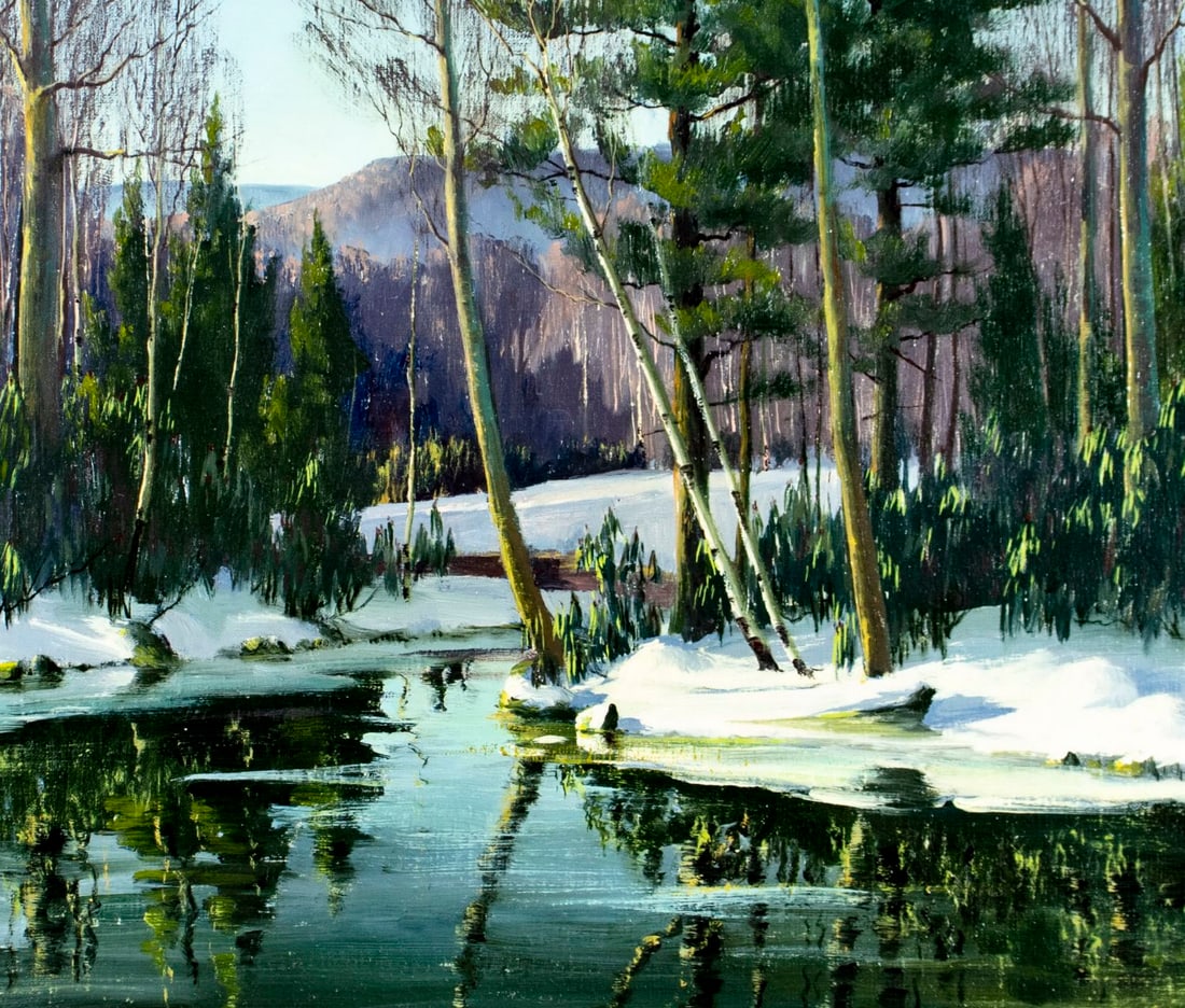 Edna Engelhardt (PA,1897-1991) oil painting - 5