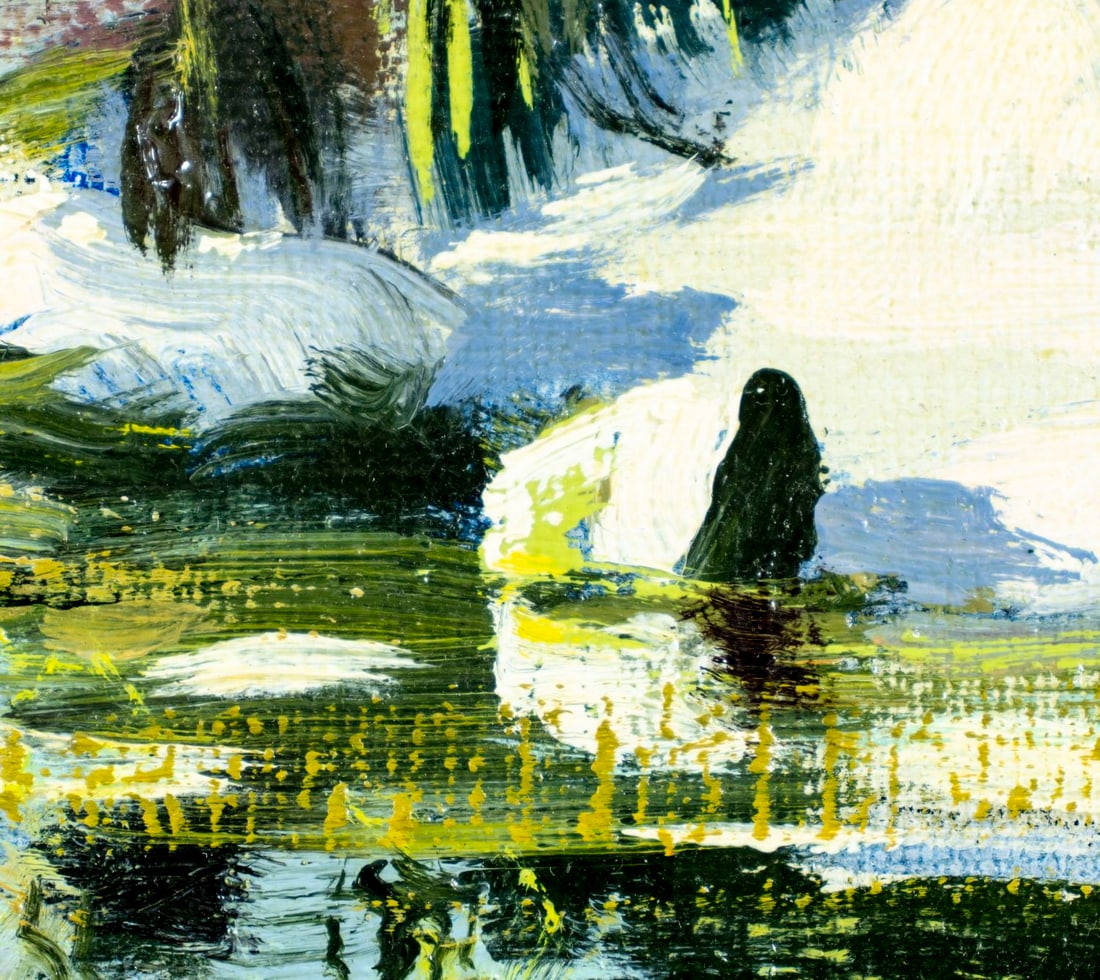 Edna Engelhardt (PA,1897-1991) oil painting - 8