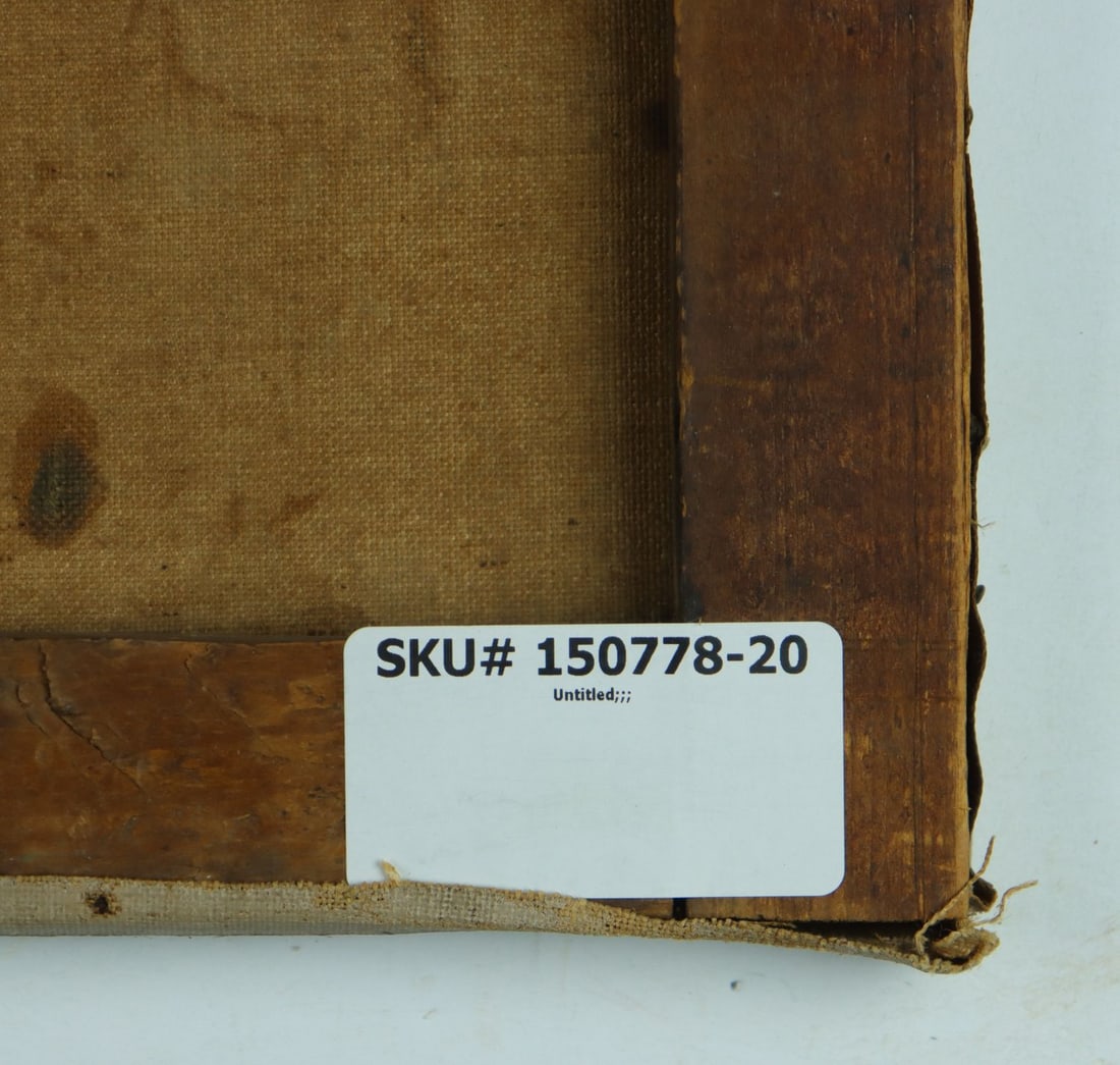 Antique 19C American oil painting - 10