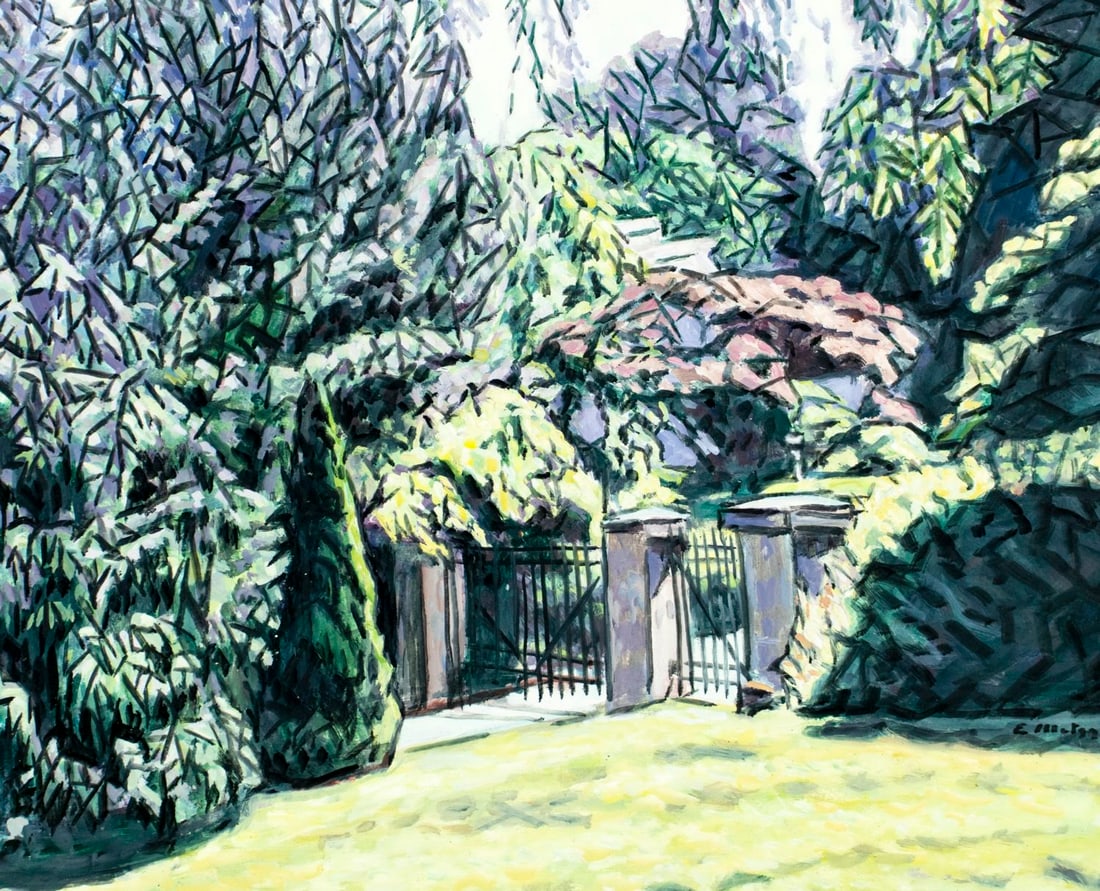 Evelyn Metzger (NY,Brazil,1911-2007) oil painting - 5