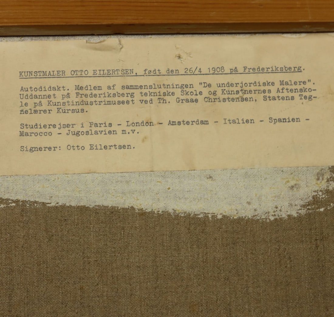 Otto Eilertsen (Danish,1908-1991) oil painting - 13