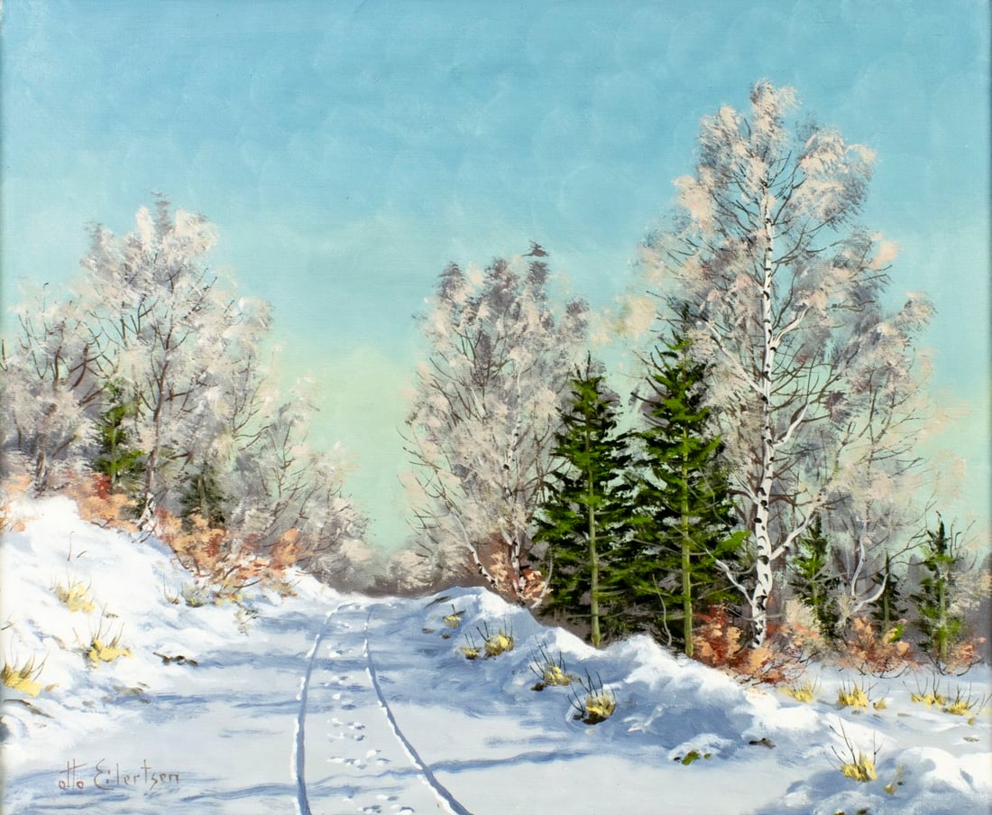 Otto Eilertsen (Danish,1908-1991) oil painting (1 of 13)