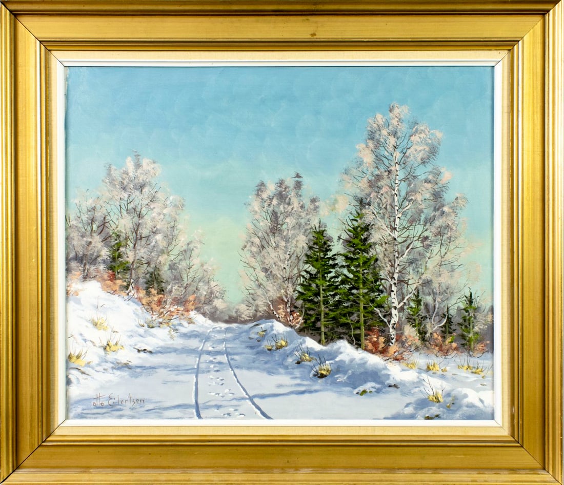 Otto Eilertsen (Danish,1908-1991) oil painting - 3
