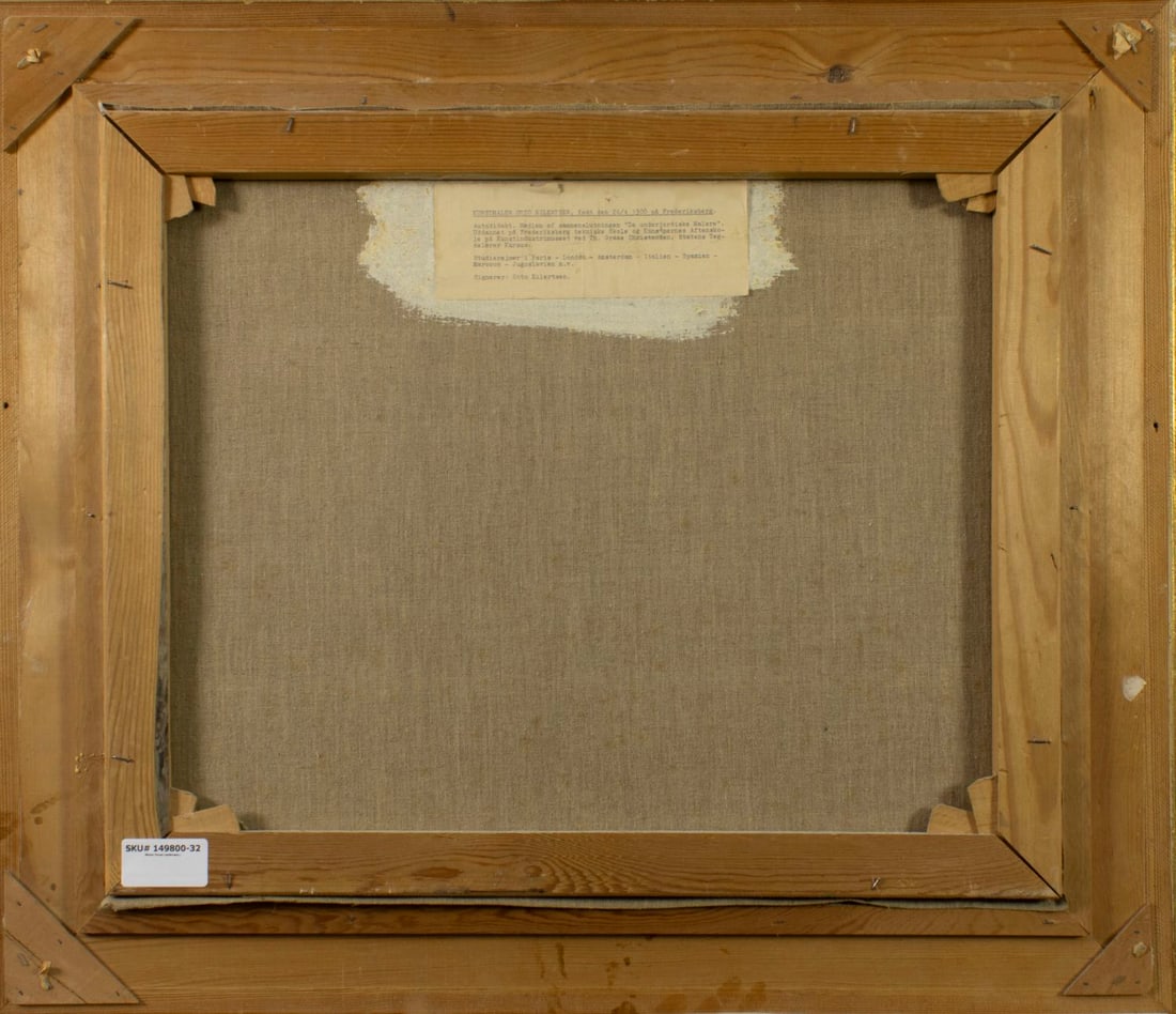 Otto Eilertsen (Danish,1908-1991) oil painting - 9