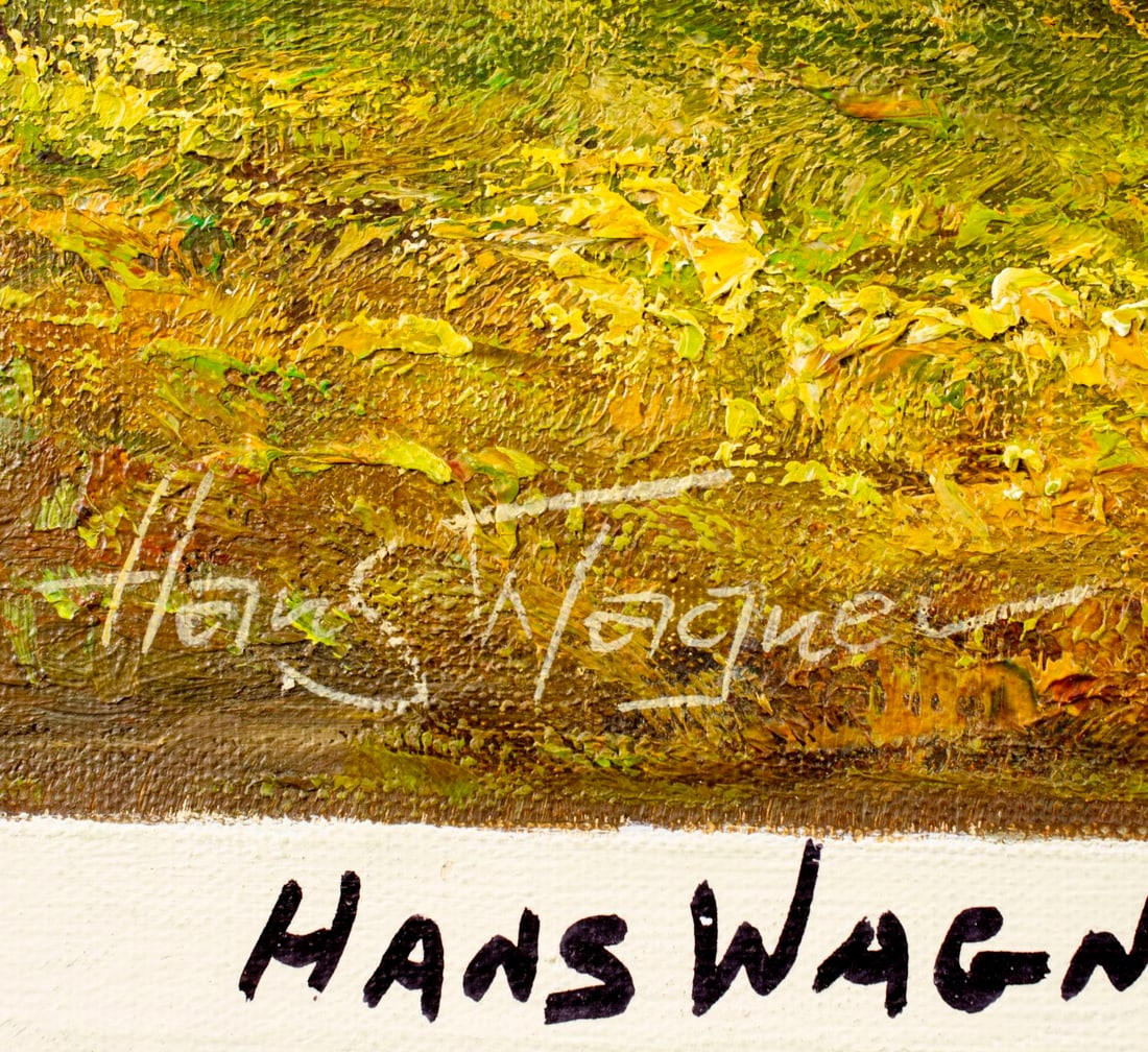 Hans Wagner (German,1924-?) oil painting - 4