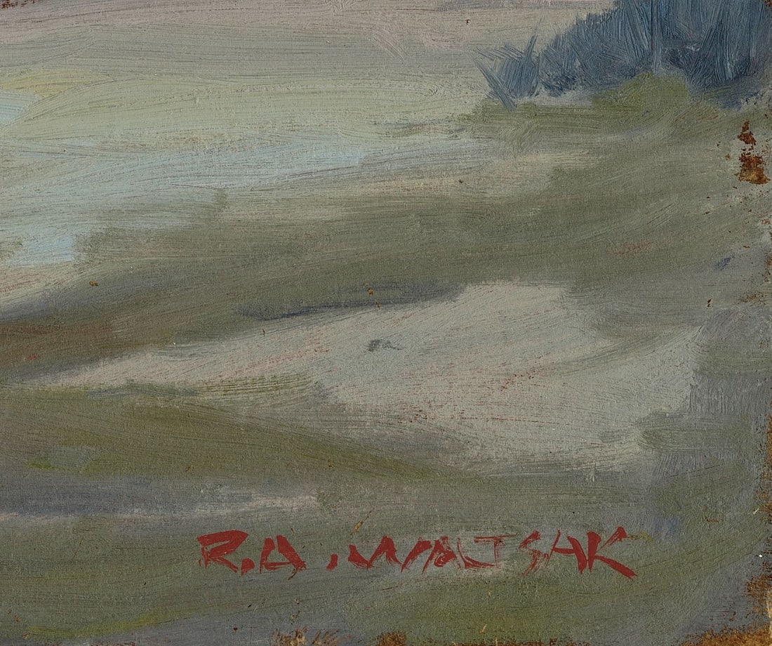 Robert Waltsak (NJ,b 1944) oil painting - 4