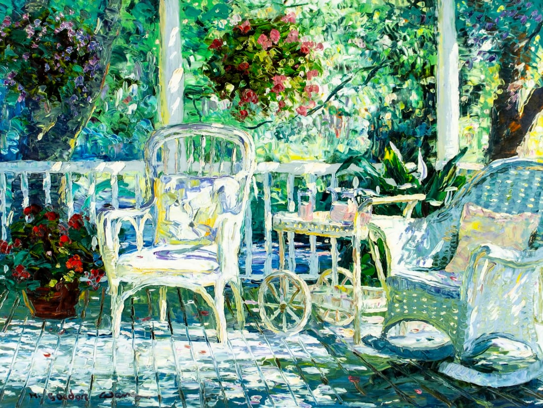 Henry Gordon Wang (China,US,b 1959) oil painting (1 of 13)