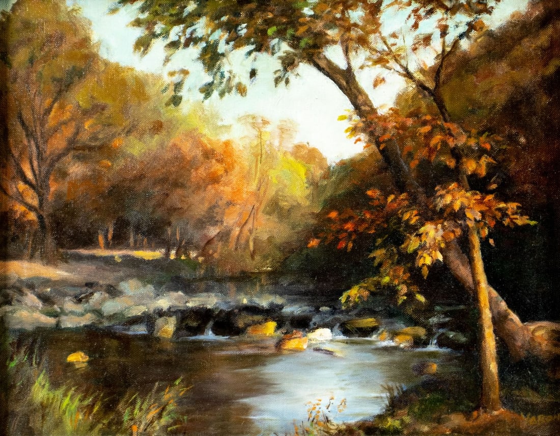 Alexander Yaron (NY,1910-1991) oil painting (1 of 12)