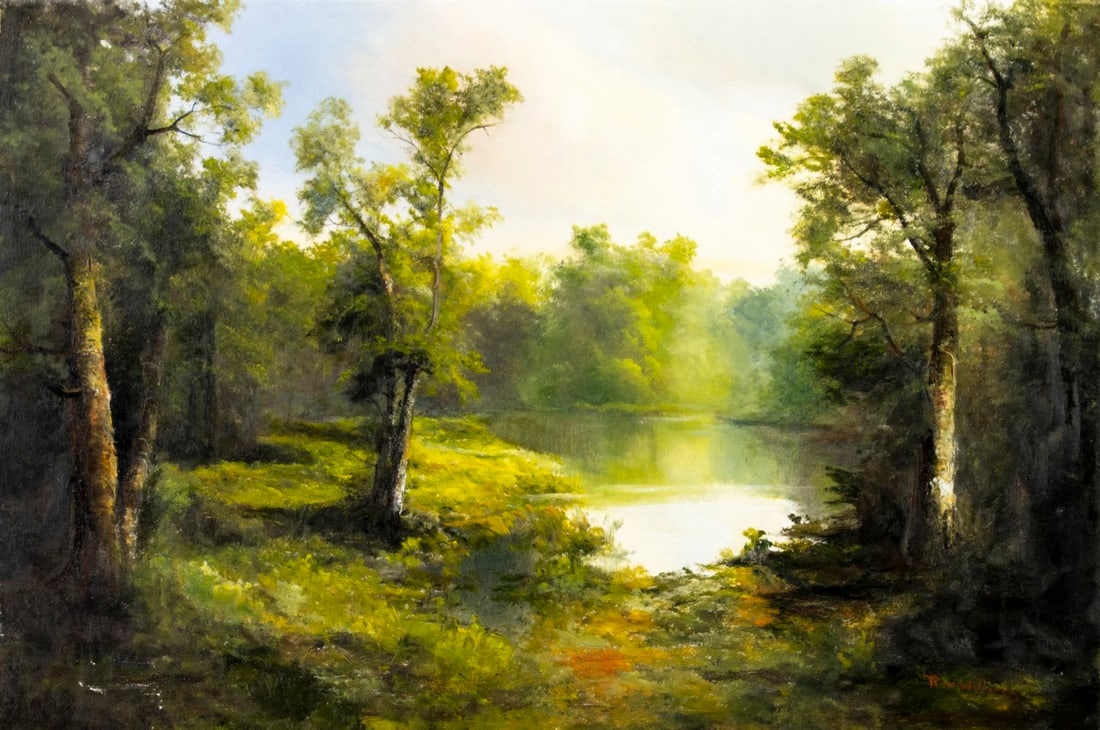 Ron Williams (TN,1947-2016) oil painting (1 of 12)