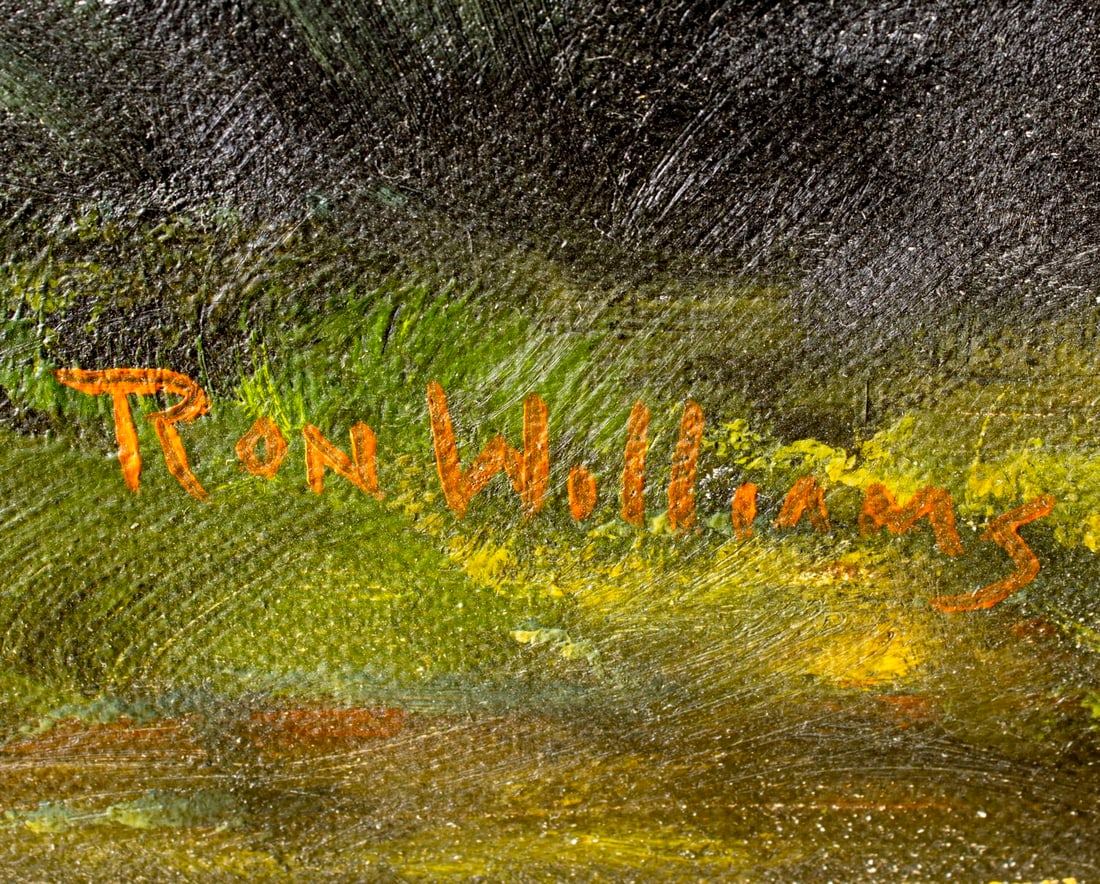 Ron Williams (TN,1947-2016) oil painting - 4