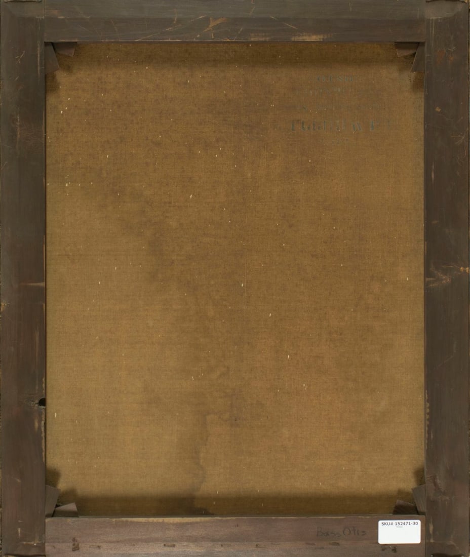 ATTR Bass Otis (PA,MA,1784-1861) oil painting antique - 8