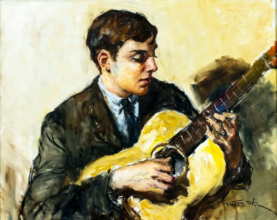 Pal Fried (NY,CA,Hungary,1893-1976) oil painting (1 of 13)