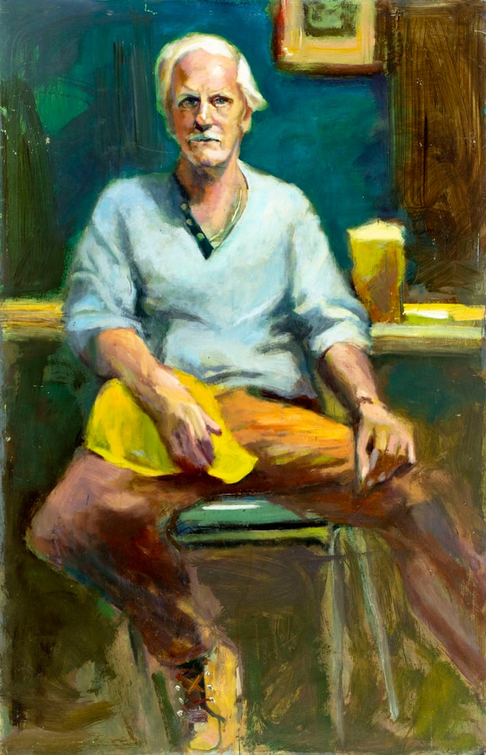 John Reilly (NY,NJ,1942-2021) oil painting - 3