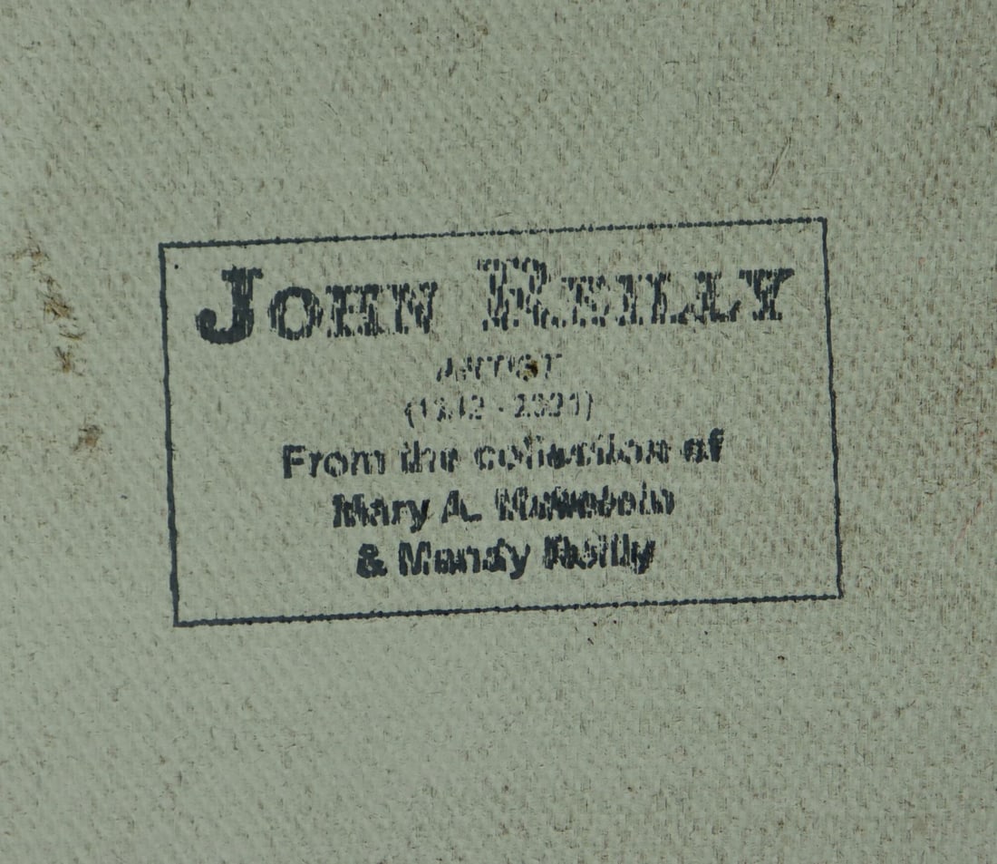 John Reilly (NY,NJ,1942-2021) oil painting - 4