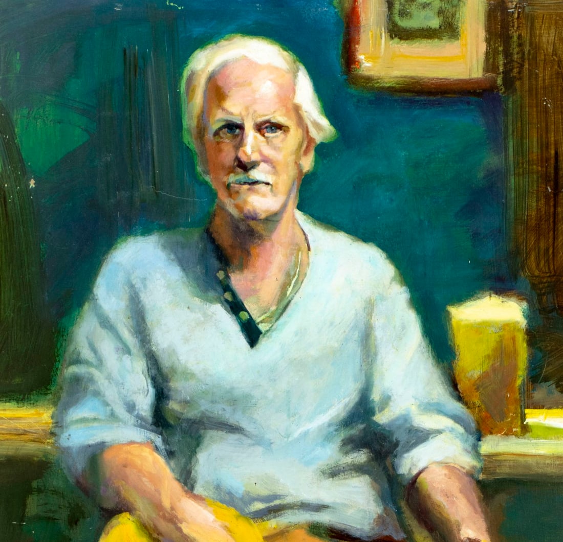 John Reilly (NY,NJ,1942-2021) oil painting - 6