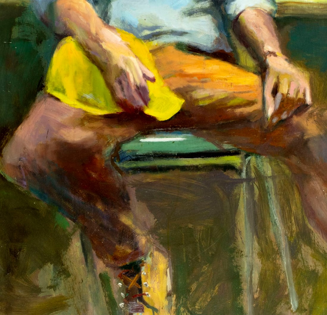 John Reilly (NY,NJ,1942-2021) oil painting - 7