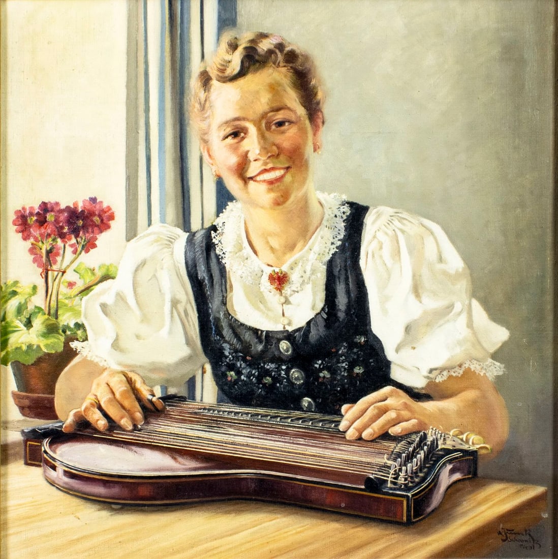 W Frank (Austria,19/20C) oil painting (1 of 12)