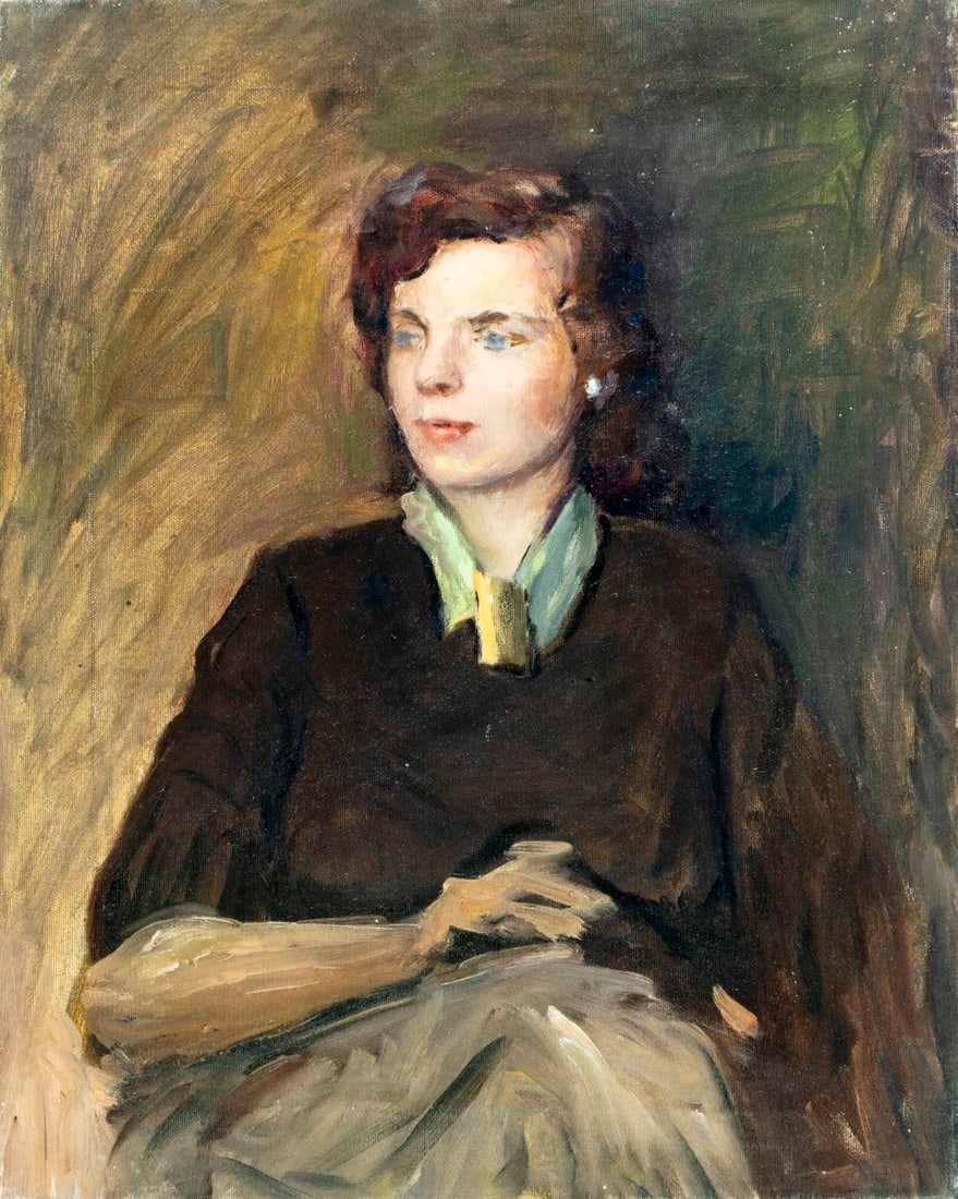 Helen DuMond (NY,CA,OR,1872-1968) oil painting (1 of 12)