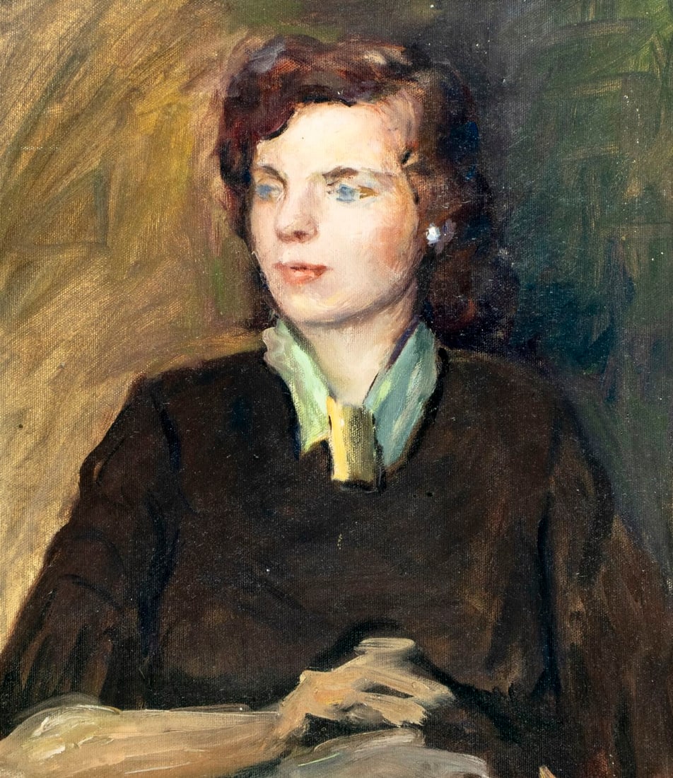 Helen DuMond (NY,CA,OR,1872-1968) oil painting - 4