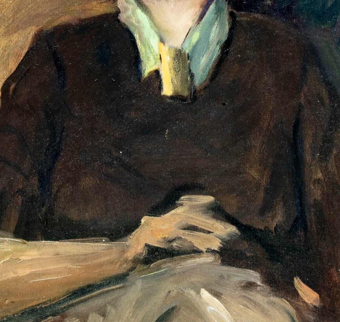 Helen DuMond (NY,CA,OR,1872-1968) oil painting - 5