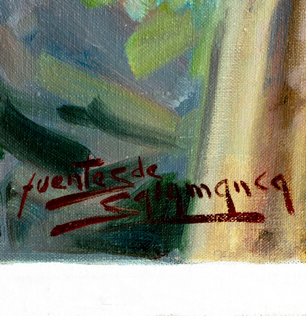 Jose Fuentes de Salamanca (Spain,1934-?) oil painting - 4