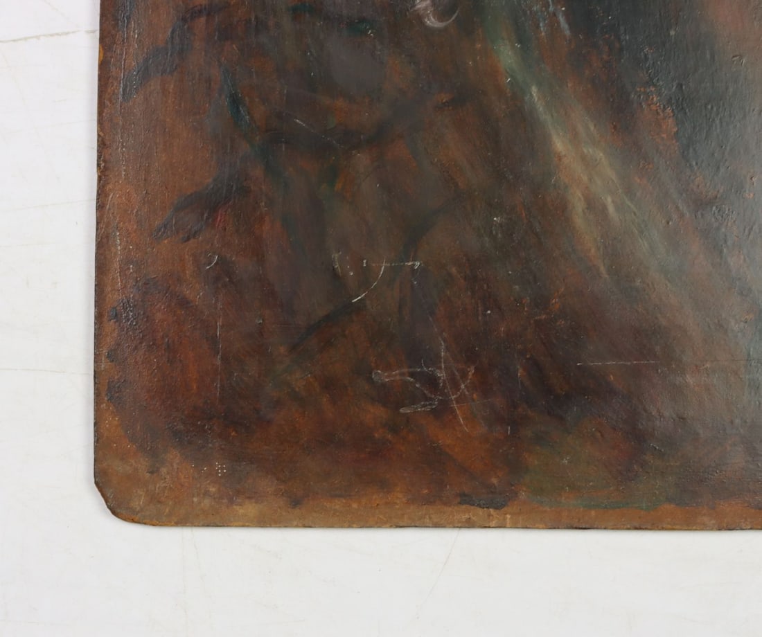 Vintage mid 20C American oil painting - 10