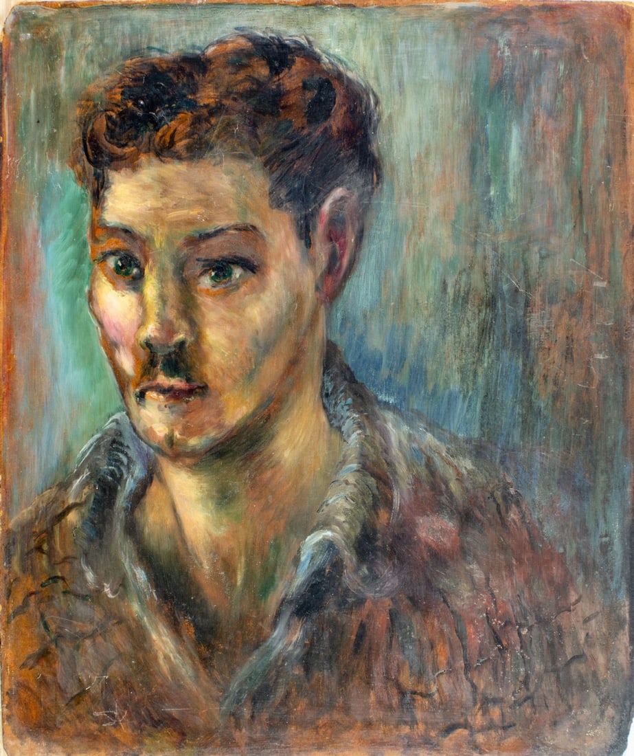 Vintage mid 20C American oil painting - 3