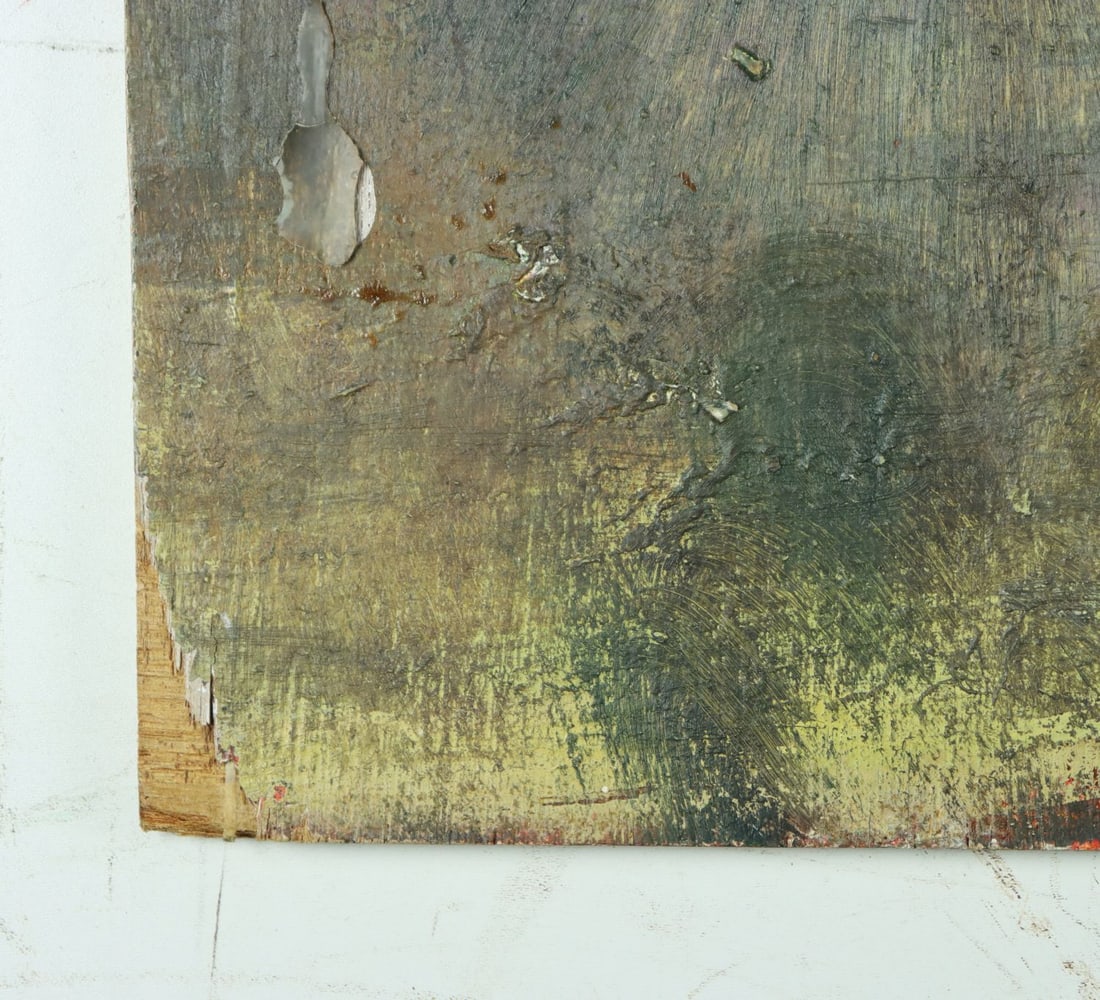 John Reilly (NY,NJ,1942-2021) oil painting 2-sided - 12