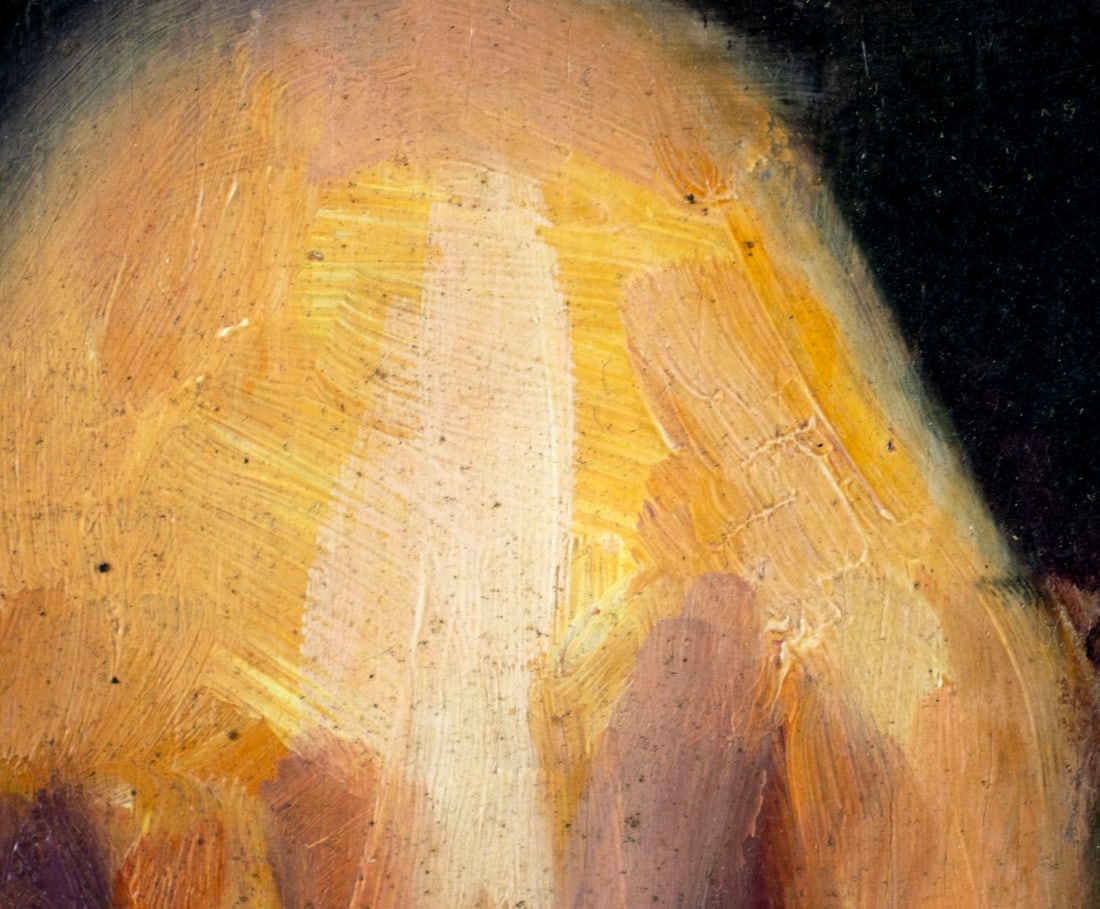 John Reilly (NY,NJ,1942-2021) oil painting 2-sided - 8