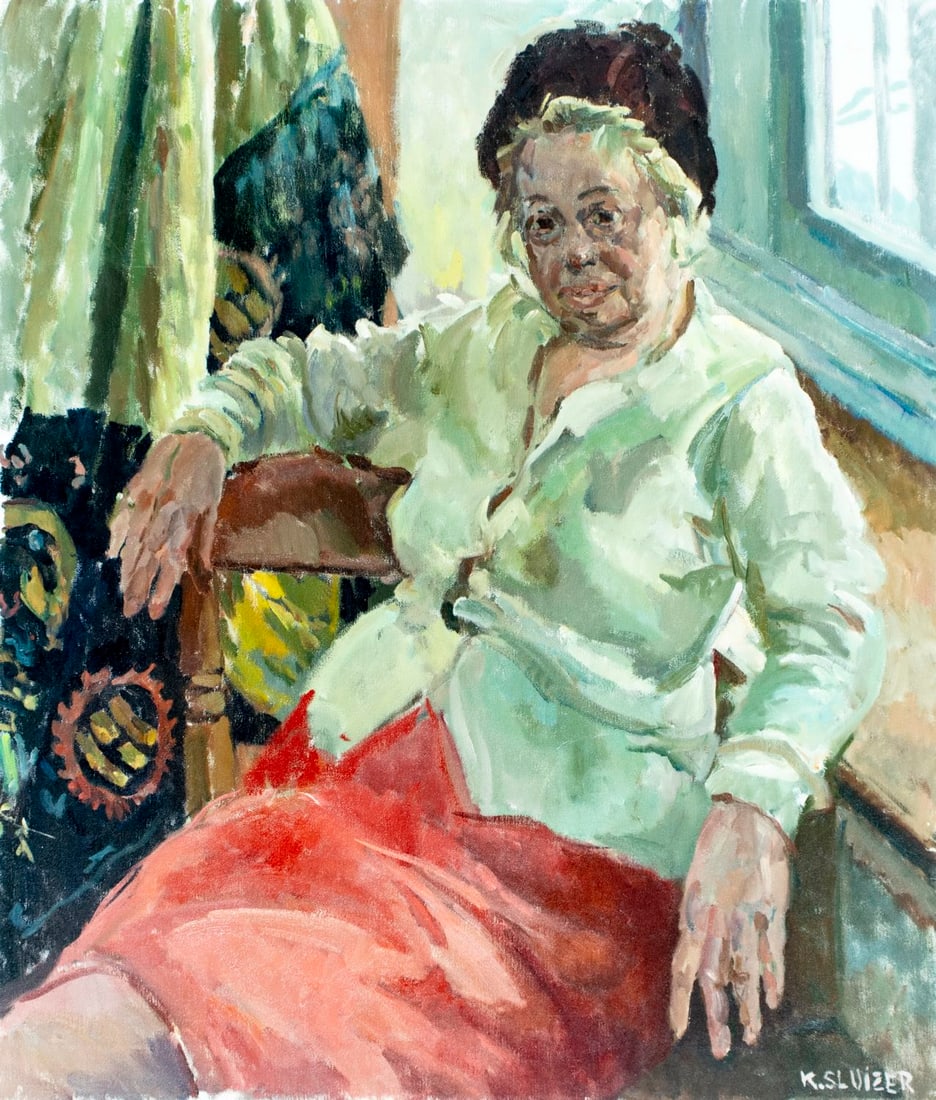 Kurt Sluizer (NY,Dutch,1911-1988) oil painting (1 of 13)