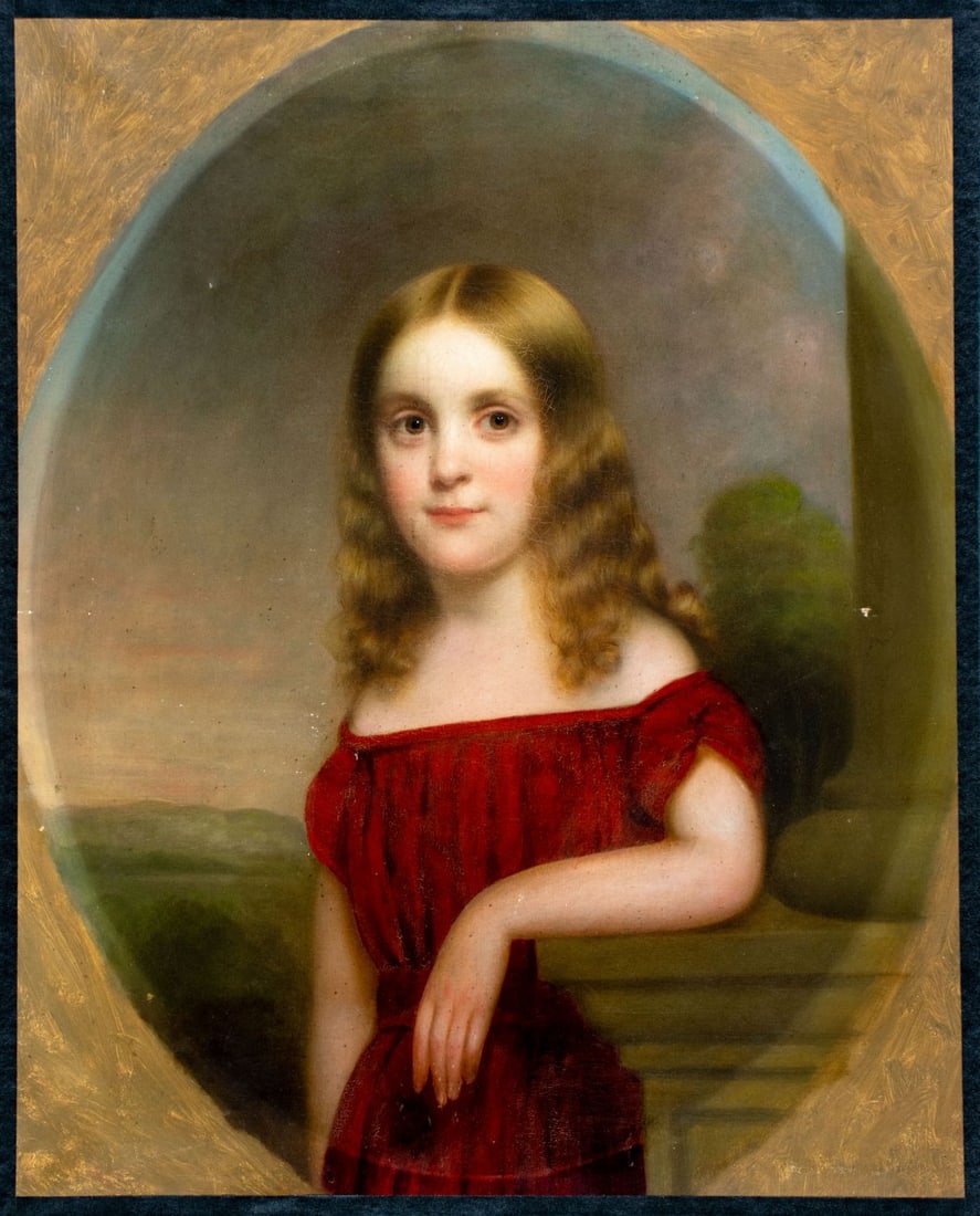 Antique 19C American oil painting - 3