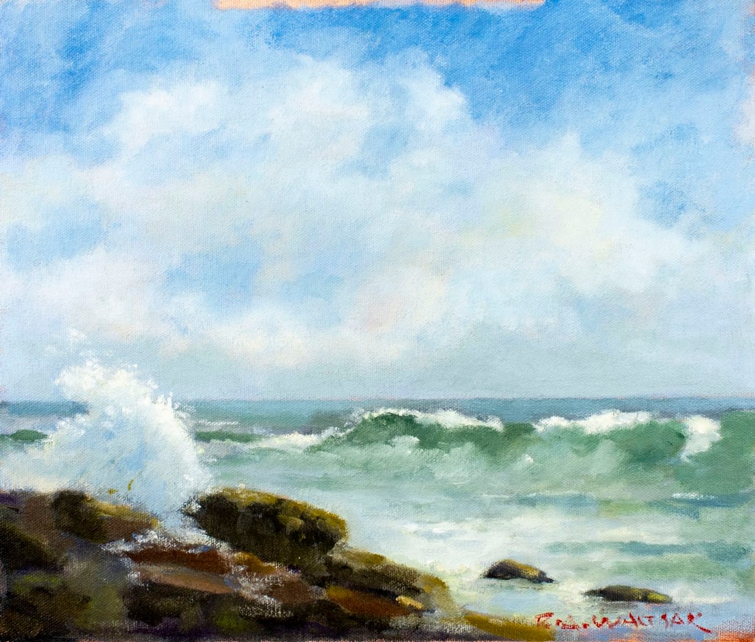 Robert Waltsak (NJ,b 1944) oil painting (1 of 12)