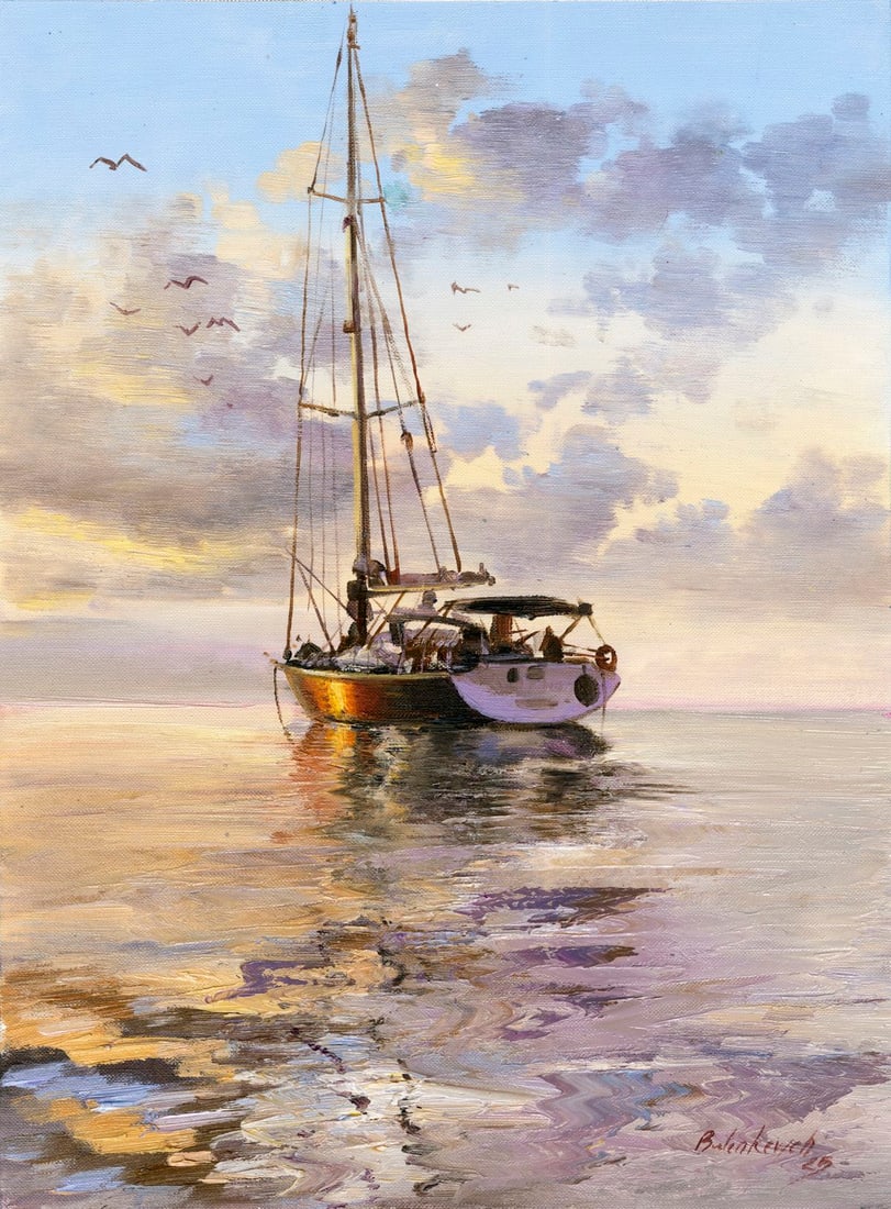 Volodymyr Budenkevych (Ukraine,20/21C) oil painting (1 of 13)