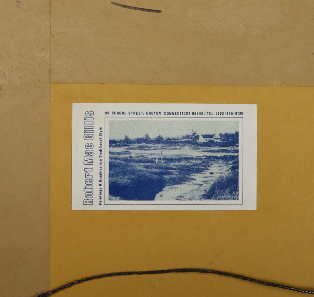 Robert MacGillis (CT,NJ,1936-2002) watercolor painting - 13