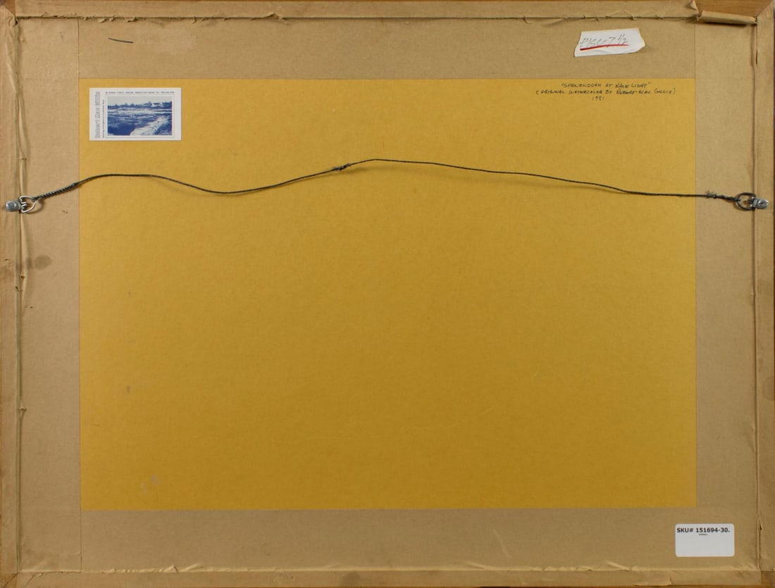 Robert MacGillis (CT,NJ,1936-2002) watercolor painting - 9