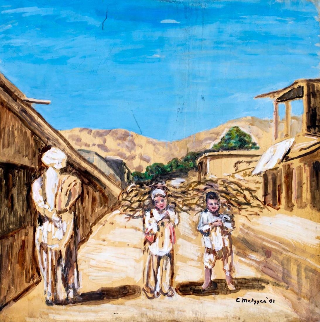 Evelyn Metzger (NY,Brazil,1911-2007) oil painting (1 of 15)