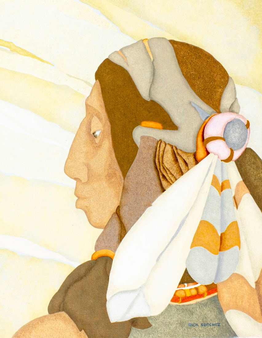 Rick Sanchez (US,20C) oil painting (1 of 13)