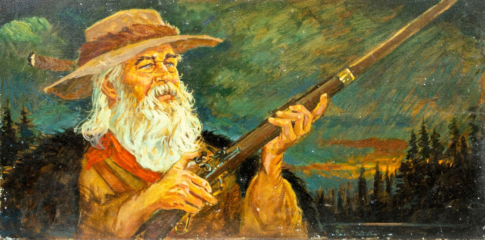 ATTR Alton Tobey (CT,1914-2005) oil painting - 3