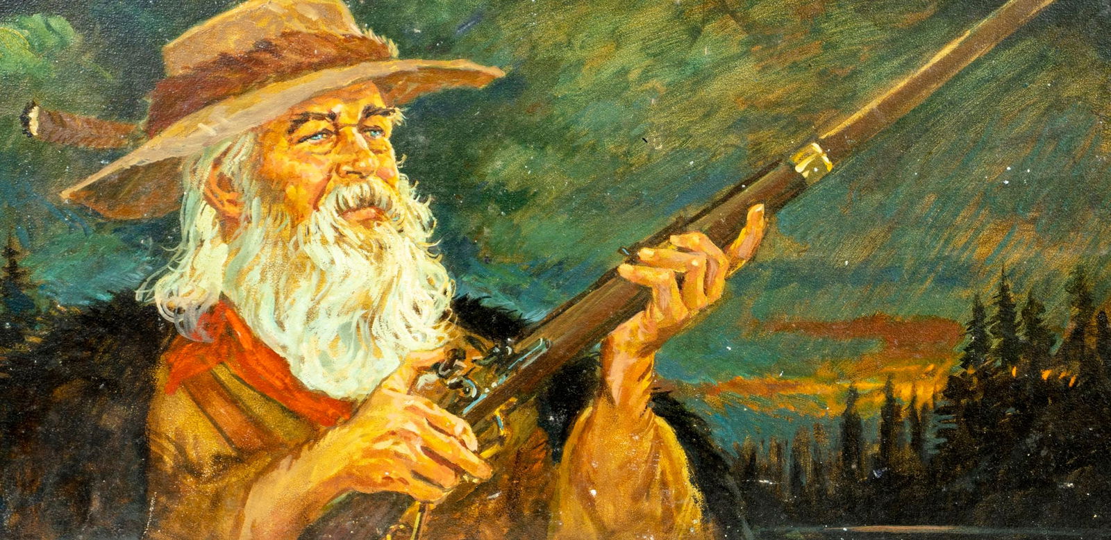 ATTR Alton Tobey (CT,1914-2005) oil painting - 4