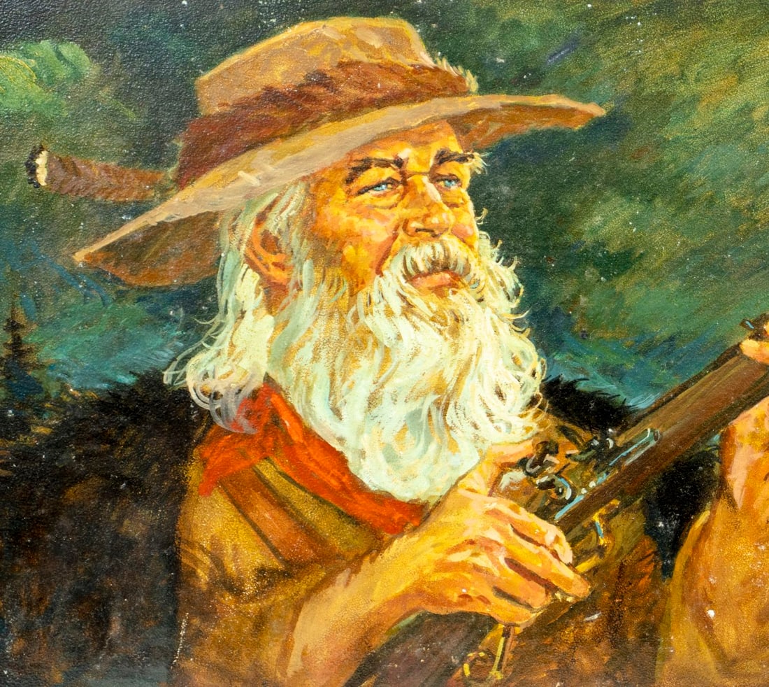 ATTR Alton Tobey (CT,1914-2005) oil painting - 5