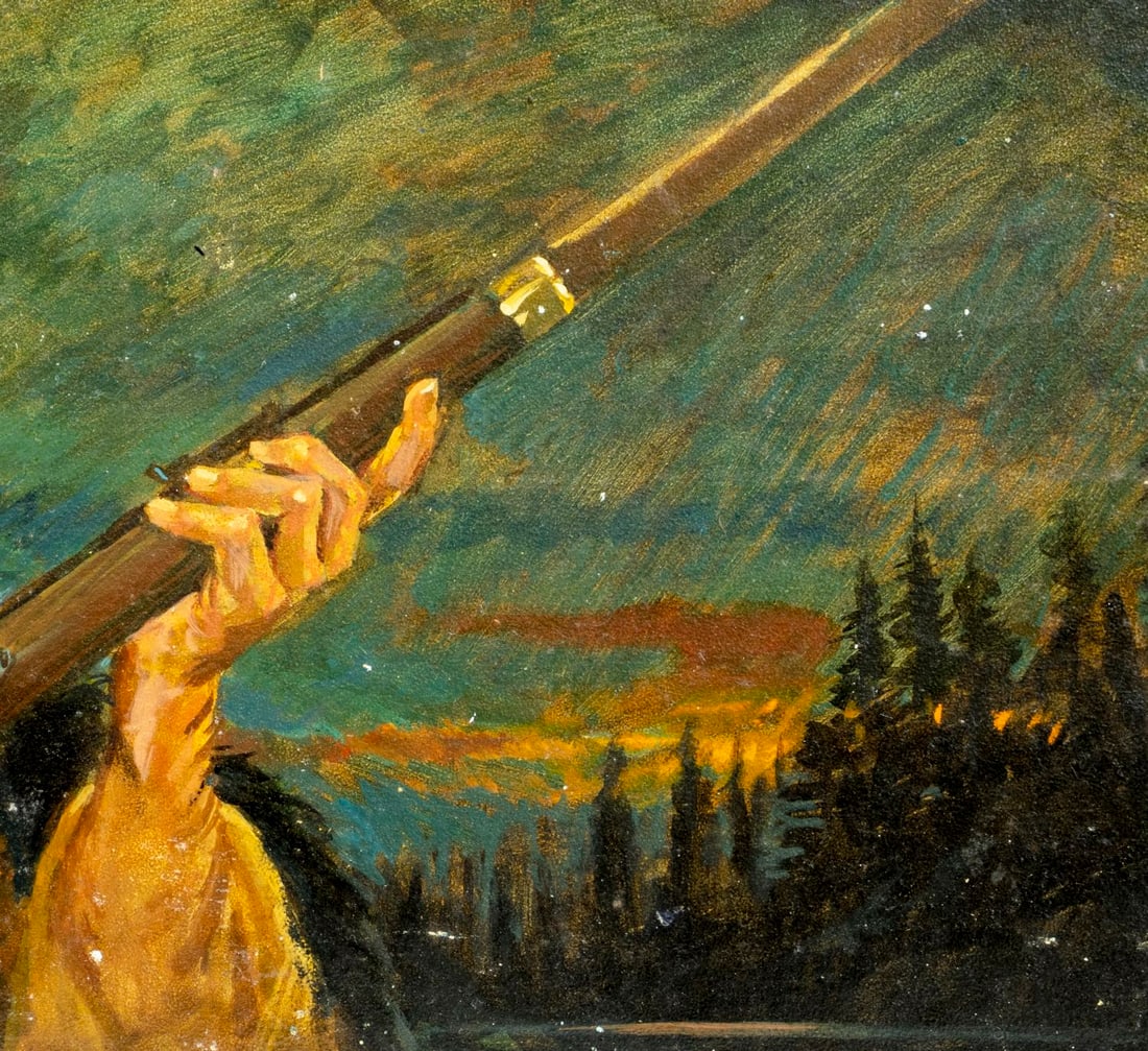 ATTR Alton Tobey (CT,1914-2005) oil painting - 6