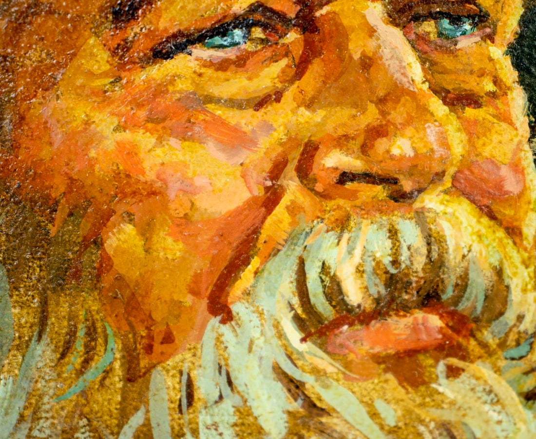 ATTR Alton Tobey (CT,1914-2005) oil painting - 7